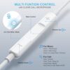 2 Pack for Apple Earbuds Wired [Clear Call], [MFi Certified] 3.5mm Headphones with Microphone Volume Control HiFi Stereo for iPhone/iPad/Kindle/Weather Radio - Image 5