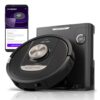 Shark RV2820AE Detect Pro Self-Empty Robot Vacuum, 60-Day Capacity HEPA Base, 3 Detect & React Technologies, Auto Deep-Clean on Carpets and Hardfloors, NeverStuck Tech, Wi-Fi Black/Bronze (Renewed)