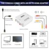 ANGFA Retro Game Console, Retro Gaming Console HDMI and AV Output 8-Bit Classic Game Console with Built-in 620 Games and 2 Retro Controller for Christmas Birthday - Image 5