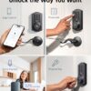 eufy Security Smart Lock C30, Keyless Entry, Built-in WiFi Deadbolt for Front Door, No Bridge Required, Easy Installation, App Remote Control, Auto Lock, Traditional, Black - Image 3