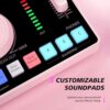 MAONO Streaming Audio Mixer, Audio Interface and XLR Condenser Microphone with Pro-preamp, Bluetooth, 48V Phantom Power for Live Streaming, Podcast Recording MaonoCaster AMC2A NEO Pink - Image 7