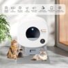 Fsitego Self Cleaning Cat Litter Box - Extra Large Automatic Litter Box with Mat for Multiple Cats - Odor-Free Waste Disposal Includes Trash Bags - Image 2
