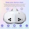Qoosea for Meta Quest 3S Cover with 4 Joystick Caps & Camera Lens Cover for Oculus Quest 3S TPU Protector Shell for Meta Quest 3S Accessories for Oculus Quest 3 Accessories - Image 2
