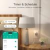 GHome Smart Plug 5GHz, 15A WiFi Smart Plugs That Work with Alexa and Google Home, Smart Home WiFi Outlet with Remote Control & Timer, 5GHz and 2.4GHz Wi-Fi Compatible, ETL FCC Listed, White, 4 Pack - Image 5