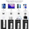 Sunany Flash Drive 512GB Thumb Drive USB Memory Stick High Speed External Storage USB Stick Photo Stick for Phone, Pad, Android, PC and More Devices (Black) - Image 2