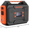 Portable Power Station 250Wh, Solar Generator Power Bank 110V Large Power Bank with AC Outlet for Laptop for Home Use Camping Travel Emergency Hunting Outdoor - Image 8