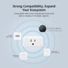 SONOFF Zigbee Smart Plug with ETL Certified, S40 Lite 15A Smart Outlet, Zigbee Repeater, Works with SmartThings and Amazon Echo Plus, Hub Needed for Amazon Alexa 4-Pack - Image 6