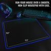 Ritz Gear Gaming Accessories Kit (Blue) | 4-in-1 LED Backlight Bundle PC Combo with Multimedia Keyboard, Optical Mouse, Mouse Pad & Headset with Adapter | for Windows 7+ Desktop, Laptop, Xbox & PS4 - Image 6