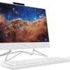 HP 2022 All-in-One Desktop, 21.5" FHD Display, Intel Celeron J4025 Processor, 8GB RAM, 256GB PCIe SSD, Webcam, WiFi, HDMI, RJ-45, Wired Keyboard&Mouse, Windows 11 Home, White - Image 3