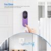 SJCODE Smart Video Doorbell Included Ring Chime, Wide-Angle Lens, Battery Powered, Human Detection, 2 Way Audio, Night Vision, Security Camera Wireless for Indoor/Outdoor Surveillance - Image 5
