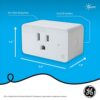 GE Cync Smart Indoor Plug, Smart Outlet Control, WiFi Outlet, Matter Compatible, Compatible with Alexa and Google Home - Image 7