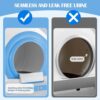 J JORBASADO Self Cleaning Litter Box Automatic Cleaning 65L+9L with APP Control Odor Removal Device Automatic Cat Litter Box for Multiple Cats Families - Image 7