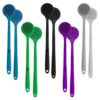 EOT Wellness Bendable Long Handled Silicone Body Brush & Hair Scrubber - Bath Shower Back Brush, Shampoo Hair & Scalp Massager, Back Scrubber for Shower (Blue Sapphire) - Image 9