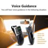 Bluetooth Phone Speaker for Car, SUNITEC Hands Free Bluetooth Car Speaker for Cell Phone, Support Siri Google Voice Assistant, AUTO Power ON Off, Speakerphone with Visor Clip - Image 3