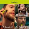 Philips Norelco OneBlade 360 Hybrid Face + Body, Electric Beard Trimmer, Shaver and Body Groomer, with 360 Blade Technology, 1x 360 Blade for Face, 5in1 Adjustable Comb, 1x Body Kit, Model QP2834/70 - Image 2