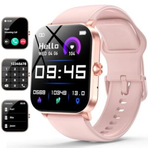 Smart Watch, 1.91" Smartwatch for Men Women (Answer/Make Call), Fitness Tracker with 120+ Sport Modes, IP68 Waterproof, Heart Rate/Spo2/Sleep Monitor, Pedometer, Activity Tracker for Android iOS