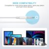 2 Pack for Apple Earbuds Wired [Clear Call], [MFi Certified] 3.5mm Headphones with Microphone Volume Control HiFi Stereo for iPhone/iPad/Kindle/Weather Radio - Image 6