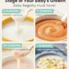 GROWNSY Baby Food Maker with Steam Basket, One Step Baby Food Processor Steamer Puree Blender Grinder Mills Machine, Auto Cooking Grinding and Sterili-zing for Healthy Homemade Baby Food, BPA-Free - Image 8