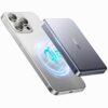 TORRAS MiniMag Qi2 Power Bank, 10,000mAh Magnetic Battery Pack, Qi2 Certified 30W with USB-C Cable, 15W Ultra-Fast MagSafe-Compatible Portable Charger, for iPhone 16 Pro Max/16 Pro/16/15, Glacier Gray