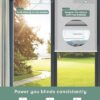 Yoolax Motorized Roller Blinds Accessories (Solar Panel) - Image 2