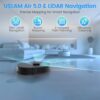 Robot Vacuum and Mop Combo, Self-Emptying, 60-Day Capacity, Schedule, 180mins Runtime, Home Mapping, Wi-Fi/App/Alexa/Remote, Robotic Vacuum Cleaner for Pet, Hard Floors, Carpet - Image 5