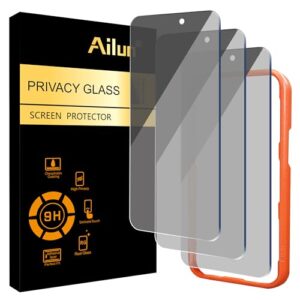Ailun 3 Pack Screen Protector for iPhone 16 Pro Max [6.9 inch] with Installation Frame, Tempered Glass, Sensor Protection, Dynamic Island Compatible, Case Friendly