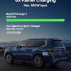 BLUETTI Charger 1, 560W Alternator Charger, Fast DC-DC Charger for Portable Power Stations, 6X Faster Than Cigarette Chargers, Compatible with 95% Solar Generator, Perfect for Road Trips, RVing - Image 2