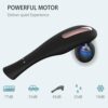 Personal Electric Back Massager Wand - Handheld Vibrating Wand Massager - Perfect for Body Tension Relief, Muscle, Soreness, Recovery-7.87 * 1.77in(Black) - Image 3