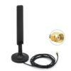 10dbi 2X High Gain Dual Band MIMO Wi-Fi 6E Omni Directional 802.11ax RP-SMA Male Antenna with Strong Magnetic Base for PC Desktop Computer PCI PCIe WiFi Card Wireless WiFi 6E Network Router - Image 2