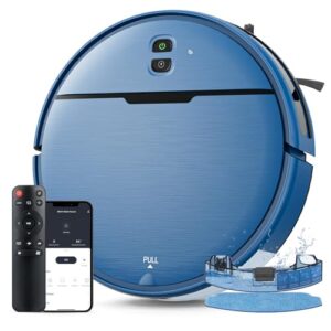 Robot Vacuum and Mop Combo: Robot Vacuum Cleaner 2500Pa Strong Suction & Tangle-Free & Alexa/APP Control & Schedule Cleaning, Self-Charging Robotic Vacuum for Pet Hair, Hard Floor, Carpet Vacuuming