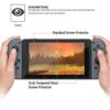 Orzly Glass Screen Protectors Compatible with Nintendo Switch - Premium Tempered Glass Screen Protector Twin Pack [2X Screen Guards - 0.24mm] for 6.2 Inch Tablet Screen on Nintendo Switch Console - Image 4