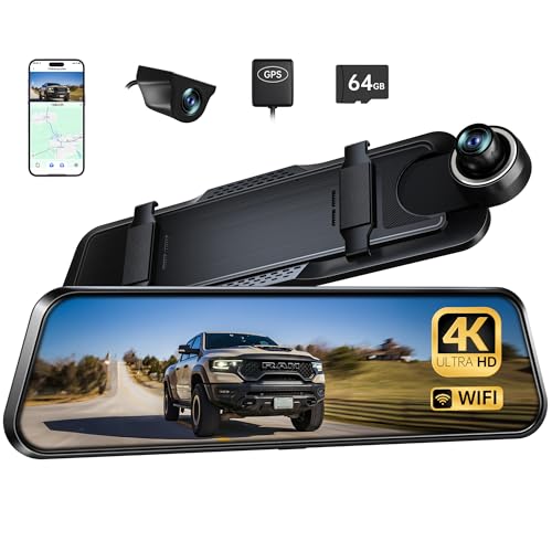 WOLFBOX Original Rear Camera for Mirror Dash Cam, Suitable for G930, 1080P Waterproof Backup Camera