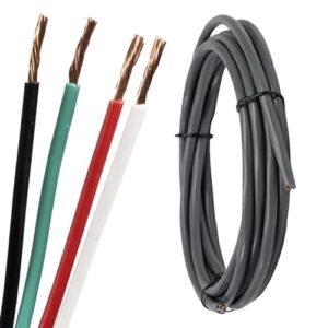 Inefala 20 Pin RCA Cable Wire Harness with External Microphone for Android Car Stereo, Cord Assembly with 9 RCA Female Plugs Support Connect Subwoofer Amplifier