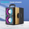 TPyesss Bluetooth Speakers, 80W(Peak) Wireless TWS Portable Bluetooth Speaker, Beat-Driven Lights, 100dB Loud Stereo Speaker with BassUp, Speakers with Subwoofer for Outdoor, Party, Camping - Image 7