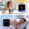 EURANS Smart Watch 41mm, Full Touchscreen Smartwatch, Fitness Tracker with Heart Rate Monitor & Blood Oxygen, IP68 Waterproof Pedometer Watch for Women Men Compatible with iOS & Android Phones - Image 2