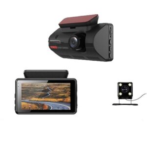 Car Screen Portable Carplay for Apple: 7 Inch Android Auto - Wireless Car Play with Backup Camera,2.5K Dash Cam,GPS Navigation,Car Audio Receivers Bluetooth,Mirror Link, Bluetooth,FM,Siri AMTIFO A28