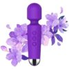 Kitppit Back Relaxation Massager - Rechargeable Mini Electric Body Massager - for Foot - Arm Muscle Relaxation (Purple)