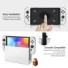 ivoler 4-Pack Tempered Glass Screen Protector Designed for Nintendo Switch OLED Model 2021&2023 with [Alignment Frame] Transparent HD Clear[Updated Version] Screen Protector for Switch OLED 7'' - Image 6