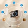 meross Smart Plug Mini, 15A & Reliable Wi-Fi, Support Apple HomeKit, Siri, Alexa, Echo, Google Assistant and Nest Hub, App Control, Timer, No Hub Needed, 2.4G WiFi Only, 4 Pack - Image 2