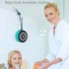 SKYWING Soundace S6 IPX7 Waterproof Shower Speaker 5W Bass+ Bluetooth with Suction Cup Hook Lanyard RGB Light, Premium Mini Portable Outdoor Wireless Speaker for Bike Pool Beach - Image 2