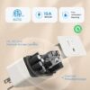 meross Smart Plug Mini, 15A & Reliable Wi-Fi, Support Apple HomeKit, Siri, Alexa, Echo, Google Assistant and Nest Hub, App Control, Timer, No Hub Needed, 2.4G WiFi Only, 4 Pack - Image 6