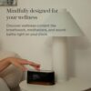 Loftie Smart Alarm Clocks for Bedrooms - Sound Machine Alarm Clock with Light, Bluetooth Speaker, White Noise, Nature Sound, Nightlight, Blackout Mode - Battery-Powered Smart Clock (Black Top) - Image 4