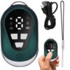 Tomorotec Handheld Sleep Aid Device, Stress Reduction and Mind Relaxation with 4 Soothing Scene Sounds & 9 Intensity Levels, Enhances Sleep Quality and Portable for Sports, Walking, Relaxation (Green)