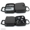 USA Gear Compact Audio DJ Mixer Case - Mixer Bag with Custom Storage for Cables & Microphones Compatible with Behringer Xenyx 802, 502, 1002, Q802USB & More - Scratch & Water Resistant (Black) - Image 3