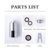SS SUNSBELL Touchless Faucet Adapter, Touchless Bathroom Faucet, Automatic Bathroom Sink Faucet Adapter Saving Device Infrared Sensor Water Management Adapter Tap Sensor Suitable M22 M24 Tap Nozzle - Image 8