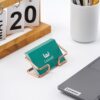 Leicraft Business Card Holder for Desk, Cute Metal Card Organizers and Office Desk Accessories for Men and Women (Black) - Image 5