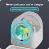 ABRCT Self-Cleaning Litter Box Automatic Electronic Hands-Free Smart Robot self Cleaning Litter Box - Large 60L Capacity, Safe Anti-Pinch,with Deodorizer and Liner,for Multiple Cats (Grey Pro) - Image 6