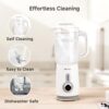 Simplus 3 in 1 Blender and Food Processor Combo for Kitchen, Small Electric Food Chopper, Meat and Vegetable Grinder, 380W High Speed 5 Cup Blenders with 2 Speeds and Pulse for Smoothies and Shakes - Image 7