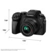 Panasonic Lumix G7 4K Digital Mirrorless Camera Bundle with Lumix G Vario 14-42mm and 45-150mm Lenses, 16MP, 3-Inch Touch LCD, DMC-G7WK (USA Black) - Image 12