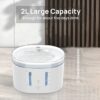 Living Enrichment Cat Water Fountain, 68oz/2L Smart Pet Water Fountain, Ultra Quiet Automatic Cat Water Dispenser, Easy to Clean and Assemble, APP Control, More Feeding Mode, Water Level Alarm - Image 5